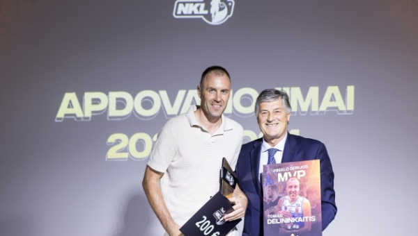 Išdalinti NKL apdovanojimai: finalo MVP – Delininkaitis, reguliariojo sezono – Kazakauskas