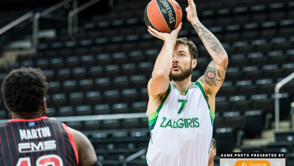 21-asis Eurolygos turas: „Žalgiris“ – „Olympiakos“ 45:44 (po II kėl.)