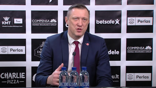 Ž. Urbonas: „Neturiu žaidėjams nei vieno priekaišto, bet nesužaidėme maksimaliomis galimybėmis“ (VIDEO)