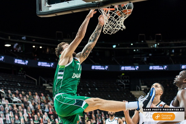 „Žalgiris“ atkakliose rungtynėse įveikė ASVEL krepšininkus