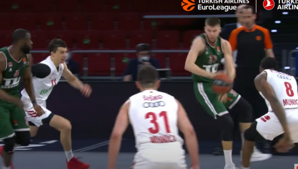 R. Giedraičio perdavimas – tarp gražiausių Eurolygos savaitės momentų (VIDEO)