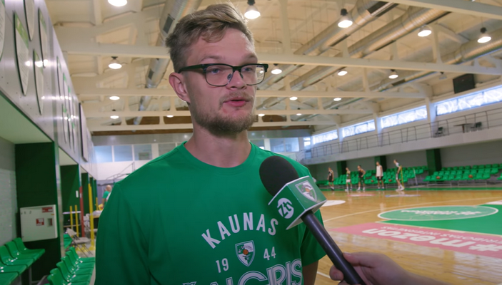 T. Sabonis – apie ryšį su broliu, darbą „Žalgiryje“ ir laukiančią akistata su „Rytu“