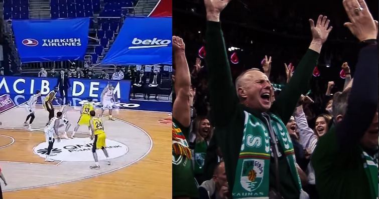 „Žalgirio“ fanai: „Geriausias rungtynių momentas, kai vienas žmogus arenoje šaukė: „Žalia balta!“ (VIDEO)