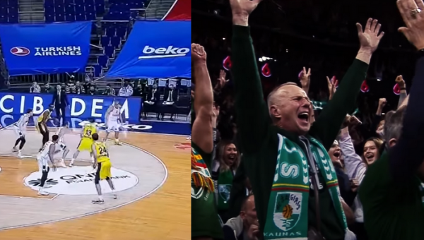 „Žalgirio“ fanai: „Geriausias rungtynių momentas, kai vienas žmogus arenoje šaukė: „Žalia balta!“ (VIDEO)