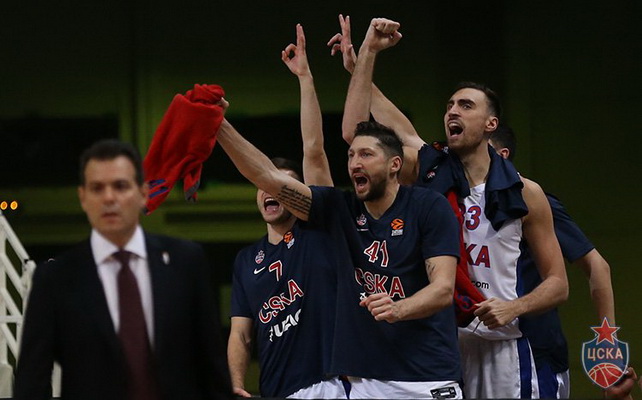 Triuškinanti CSKA pergalė bei netikėta „Fenerbahče“ nesėkmė