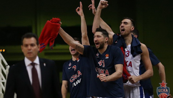 Triuškinanti CSKA pergalė bei netikėta „Fenerbahče“ nesėkmė