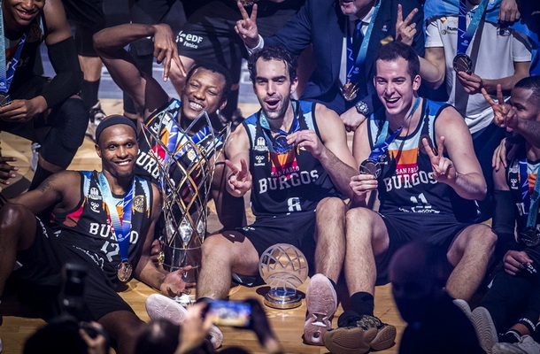 FIBA Čempionų lygą antrus metus iš eilės laimėjo Burgoso klubas