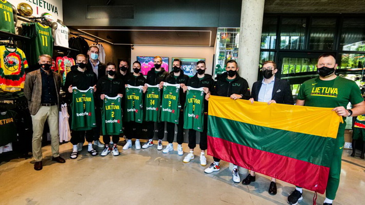 Krepšinio namuose į olimpinę atranką išlydėta Lietuvos trijulių krepšinio rinktinė