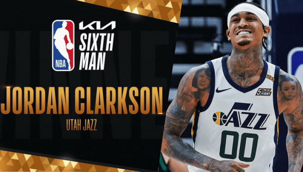 J. Clarksonui – geriausio šeštojo NBA žaidėjo apdovanojimas