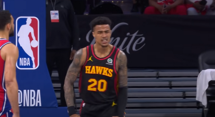 Įspūdingas „Hawks“ puolėjo dėjimas – gražiausias NBA nakties momentas (VIDEO)