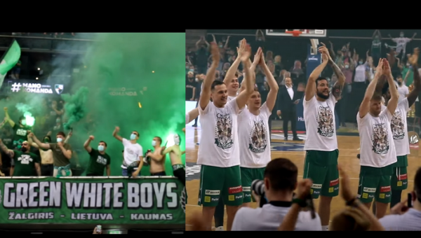 Pamatykite: lemiamos LKL finalo rungtynės „Green White Boys“ akimis (VIDEO)