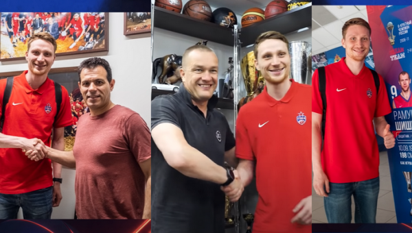 Pirmoji M. Grigonio diena CSKA klube: susitikimas su D. Itoudžiu ir A. Vatutinu (VIDEO)