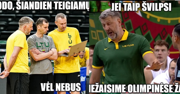 Pamatykite: geriausi memai po Lietuvos pralaimėjimo prieš slovėnus (FOTO)