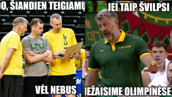Pamatykite: geriausi memai po Lietuvos pralaimėjimo prieš slovėnus (FOTO)