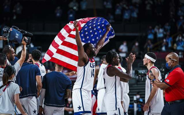 JAV krepšinninkai – olimpiniai čempionai (VIDEO)