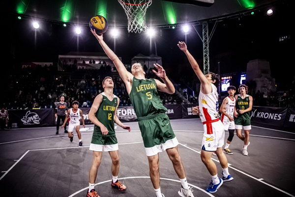 Lietuviai FIBA trijulių U18 pasaulio taurės ketvirtfinalyje susikaus su JAV