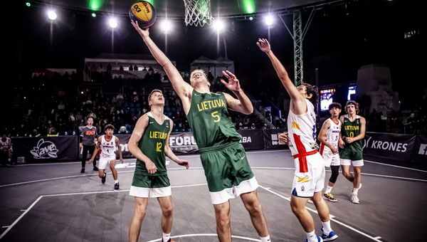 Lietuviai FIBA trijulių U18 pasaulio taurės ketvirtfinalyje susikaus su JAV