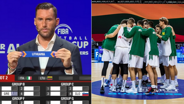 Lietuva sužinojo varžovus atrankoje į FIBA 2023 m. Pasaulio taurę