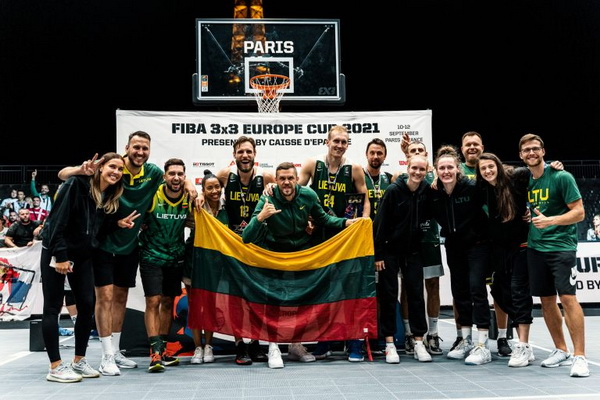 Lietuva bendrame FIBA 3×3 pasauliniame reitinge pakilo į pirmąją vietą