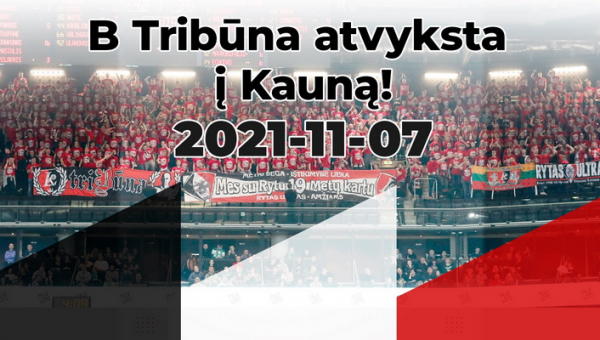 „B TriBūna“ organizuoja masiškiausią išvyką į „Žalgirio“ areną