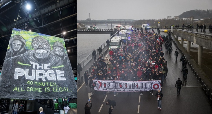 „B TriBūna“ pašiepė „GWB“ plakatą: „Štai tikrasis „The Purge“ Kaune - „Rytas“ Vilnius!“