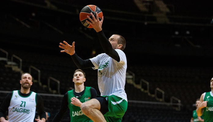 Išvyskite: „Žalgirio“ treniruotės akimirkos prieš rungtynes su „Panathinaikos“ (FOTO)