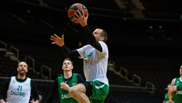 Išvyskite: „Žalgirio“ treniruotės akimirkos prieš rungtynes su „Panathinaikos“ (FOTO)