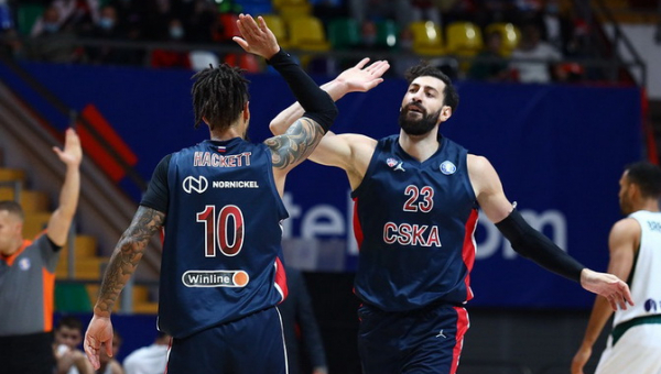 CSKA įveikė „Baskonia“, o lietuviai įspūdingu žaidimu nepasižymėjo