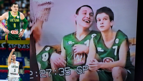 Atgal į praeitį: ar pažinsite šiuos du krepšininkus?