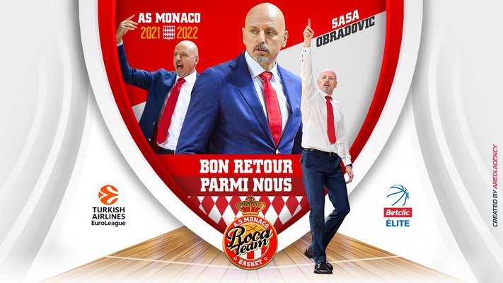 „AS Monaco“ vairą perimą S. Obradovičius