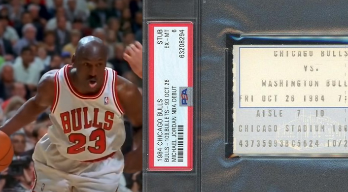 Kosmosas: bilieto į pirmąjį M. Jordano mačą NBA parduota už rekordinę sumą