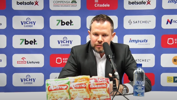 G. Žibėnas: „Noriu išreikšti palaikymą M. Šerniui, ne jo problema, kad nėra žaidėjų“ (VIDEO)