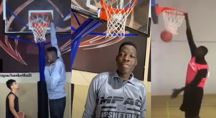 Ar matėte? Monstras iš Nigerijos stebina krepšinio pasaulį: kamuolį į krepšį deda nepašokęs