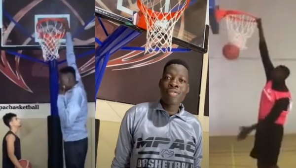 Ar matėte? Monstras iš Nigerijos stebina krepšinio pasaulį: kamuolį į krepšį deda nepašokęs