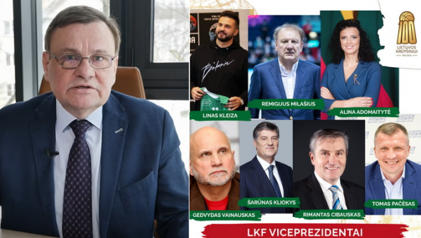 LKF paskelbė 7 viceprezidentų sąrašą: tarp jų – G. Vainauskas, L. Kleiza, T. Pačėsas