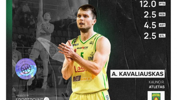 NKL savaitės MVP – A. Kavaliauskas (VIDEO)