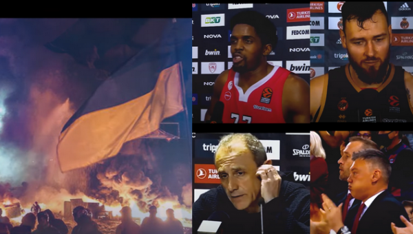 Krepšininkai ir treneriai ragina stabdyti karą (VIDEO)
