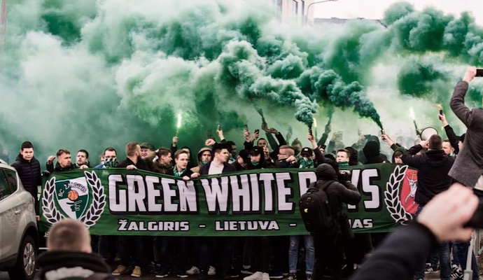 „Green White Boys“: „Crvena Zvezda“ siūlome solidarizuotis su rusų ekipoms ir žaisti tik kartu su jomis“