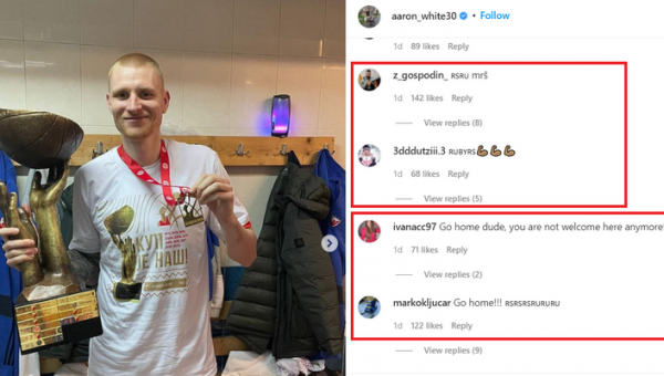 A. White'ą toliau puola serbai: „Mes reikalaujame, kad jis būtų atleistas!“