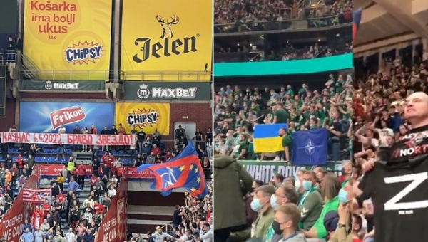 „Crvena Zvezda“ fanai toliau šaiposi iš „Žalgirio“, o lietuvius vadina fašistais