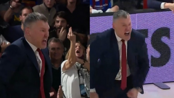 Emocijų pliūpsnis: Š. Jasikevičius sprogo iš pykčio (VIDEO)