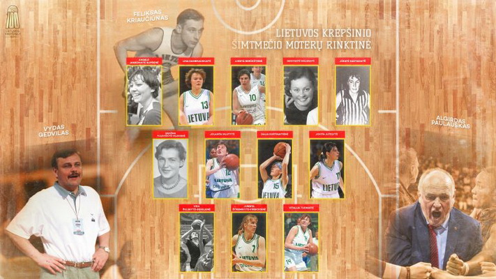 Šimtmečio moterų rinktinėje – praeities krepšinio žvaigždės ir 5 auksinės komandos atstovės
