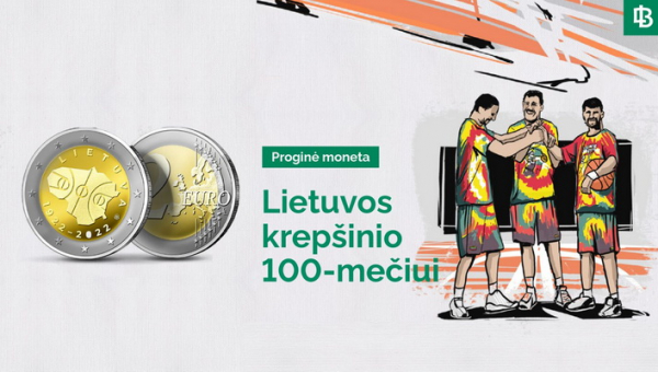 Gyventojų piniginėse – Lietuvos krepšinio 100-mečiui skirtos monetos