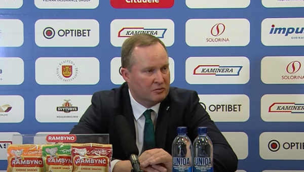 K. Maksvytis: „Negalime laimėti rungtynių su pusantro žaidėjo“ (VIDEO)