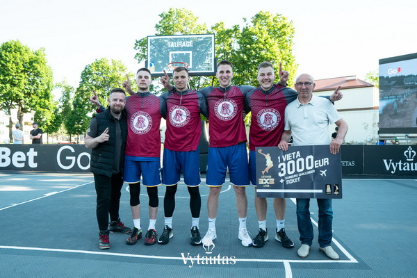 Lietuvos 3×3 lygos I turo nugalėtojai – VDU krepšininkai