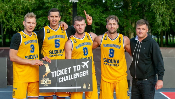 Dominavusi „Sūduva-Mantinga“ laimėjo Lietuvos 3×3 lygos etapą ir bilietą į prestižinį turnyrą
