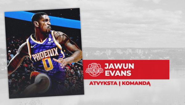 „Juventus“ komandą papildė NBA patirties turintis J. Evansas