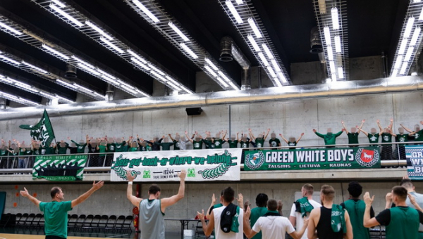 „Green White Boys“ apsilankė „Žalgirio“ treniruotėje: „Komanda turės stiprų užnugarį“