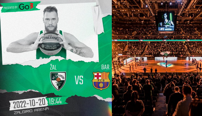 Š. Jasikevičiaus ir R. Jokubaičio vizitas: „Žalgiris“ - „Barcelona“ (Tiesiogiai)