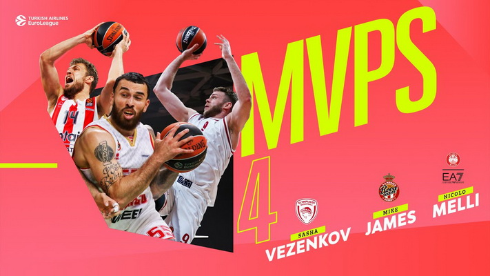 Trys žaidėjai pasidalijo Eurolygos turo MVP titulą